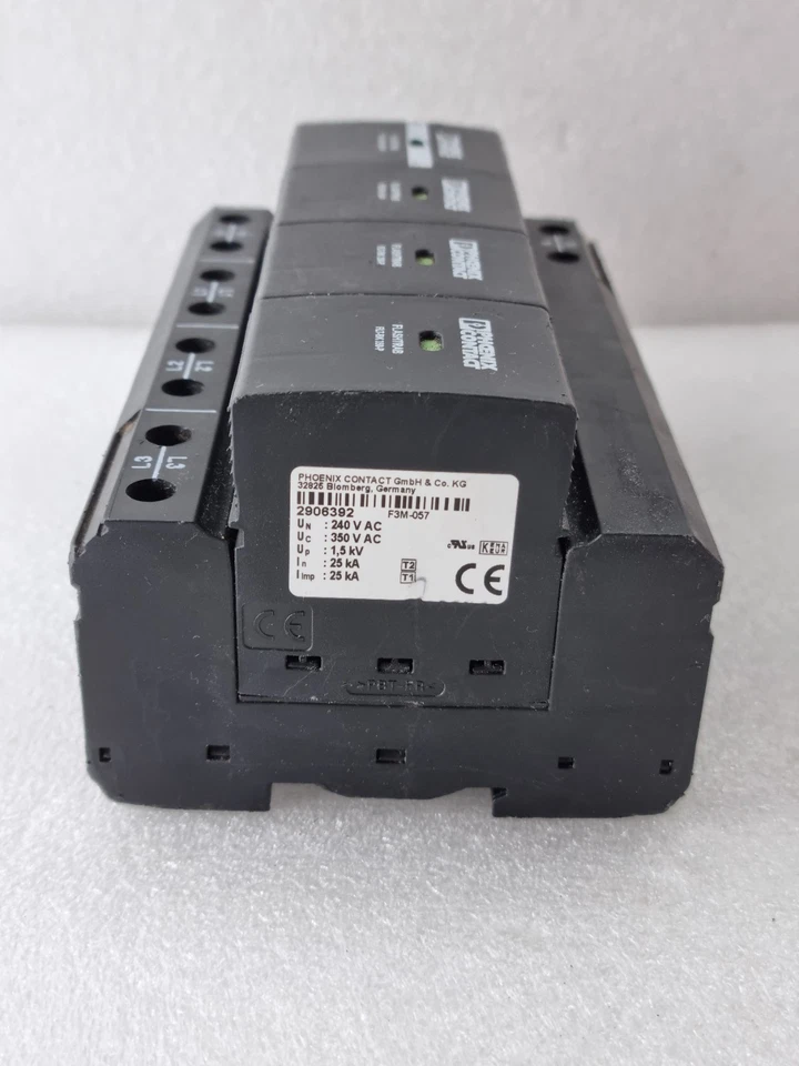 PHOENIX CONTACT FLT-BK 350/3+1-FM TYPE 1+2 SURGE ARRESTER MADE-GERMANY